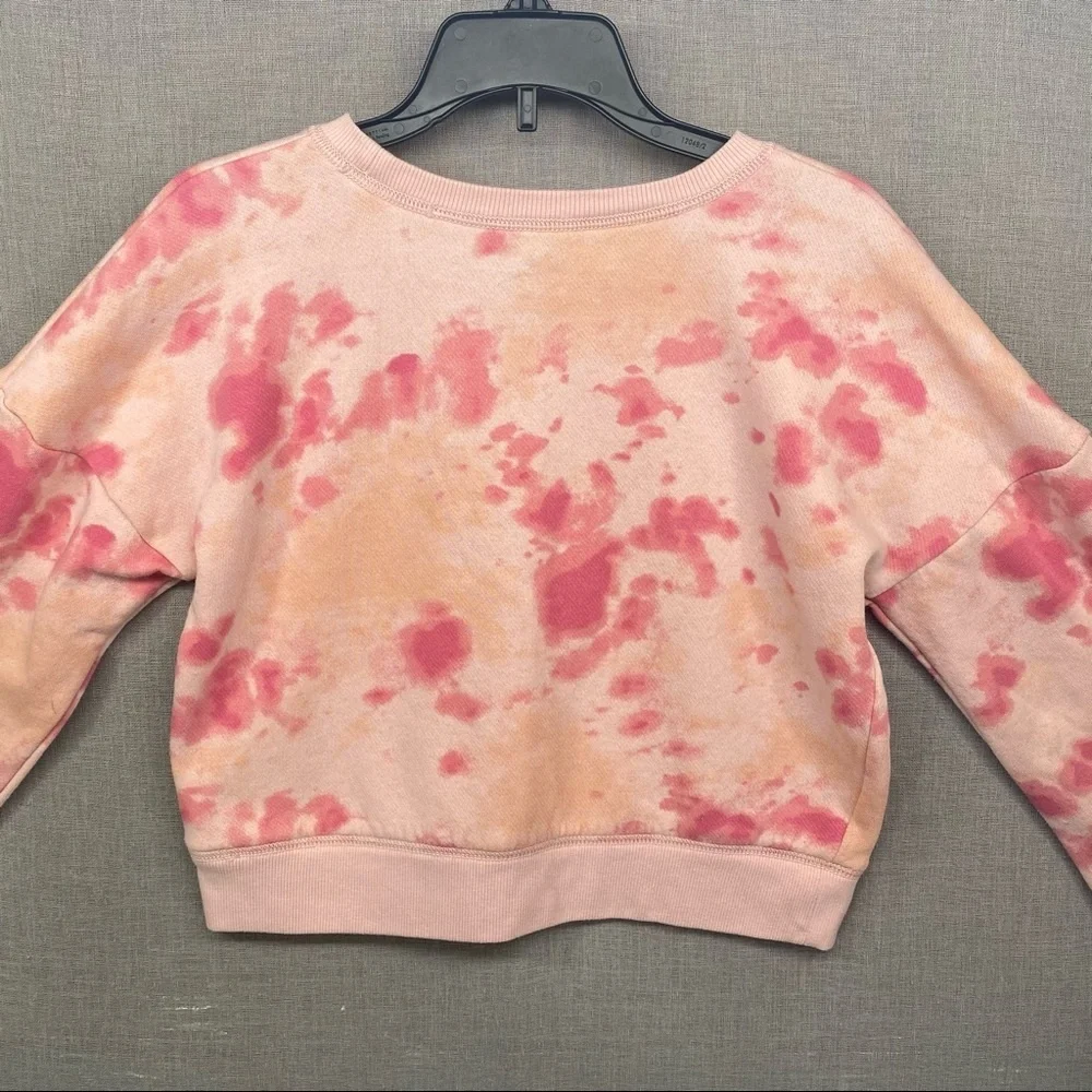 Justice sweater tie die pink &‎ sherbet orange Size | S